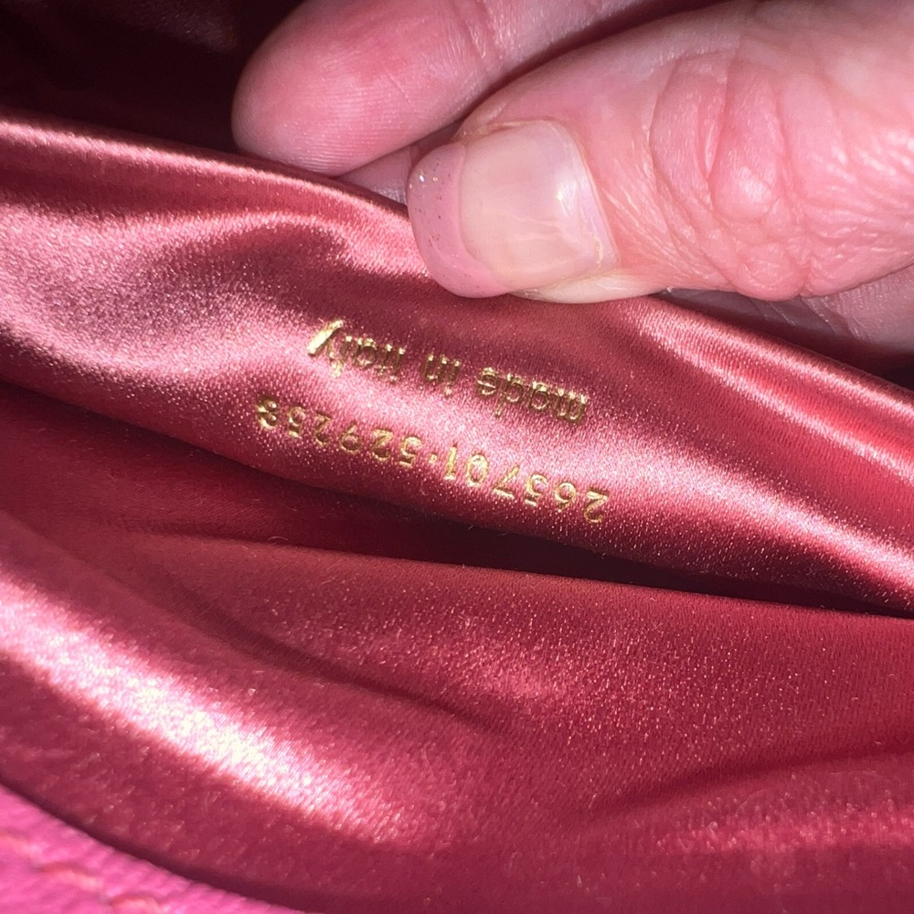 GUC Saint Laurent Pink Clutch Bag with DustBag - Picture 8 of 10